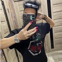 Футболка со стразами Philipp Plein Турция