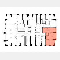 3-к. квартира, 80,8 м², 1/23 эт.